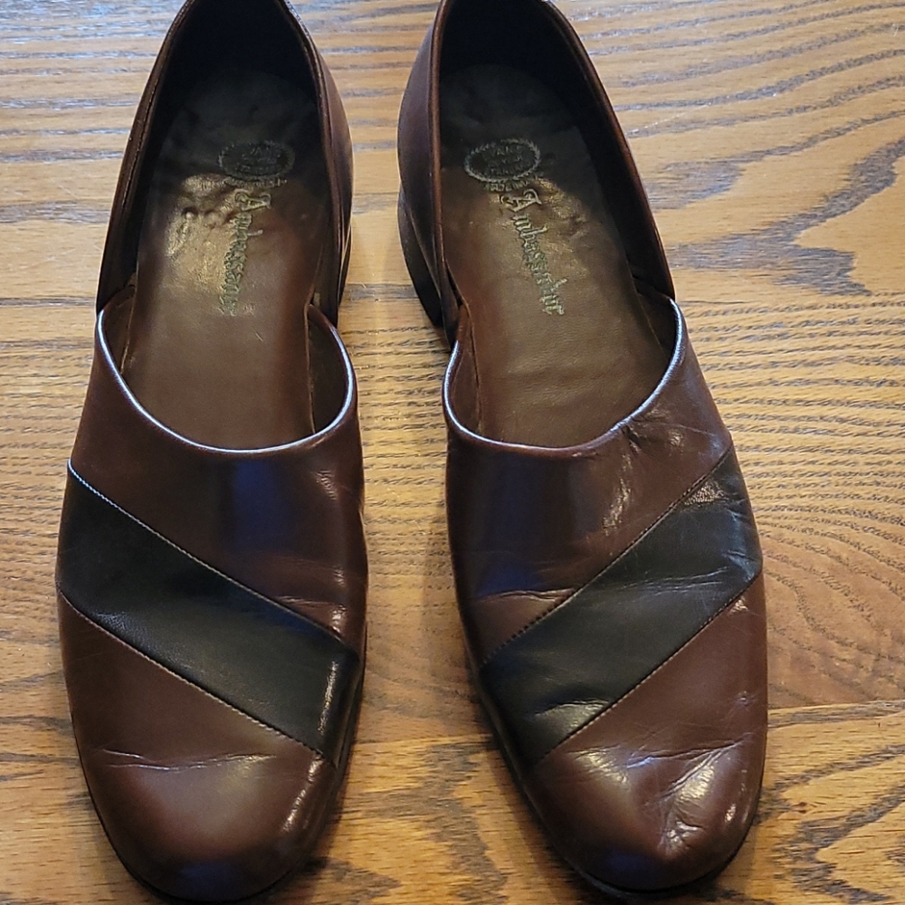 Ambassador leather flats